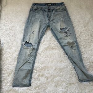 BKE distressed Light Blue Jeans